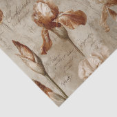 Vintage Botanical Floral Pattern (4) Tissuepapier (Detail)