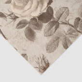 Vintage Botanical Floral Pattern (5) Tissuepapier (Detail)