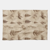 Vintage Botanical Floral Pattern (7) Theedoek (Horizontaal)