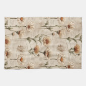 Vintage Botanical Floral Pattern (8) Theedoek (Horizontaal)