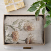 Vintage Botanical Floral Pattern (8) Tissuepapier (Geschenk)