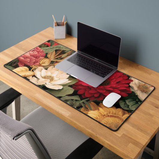 Vintage Botanical Illustration Bureaumat (Kantoor 2)