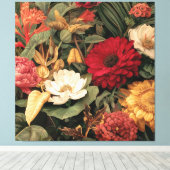 Vintage Botanical Illustration Canvas Afdruk (Insitu (Houten vloer))