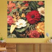 Vintage Botanical Illustration Canvas Afdruk (Insitu (Woonkamer))