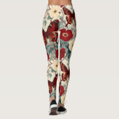 Vintage Botanical Illustration Leggings (Achterkant)