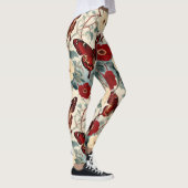 Vintage Botanical Illustration Leggings (Rechts)