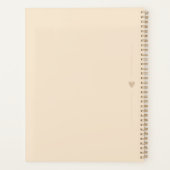 Vintage Botanical Muse Planner (Achterkant)