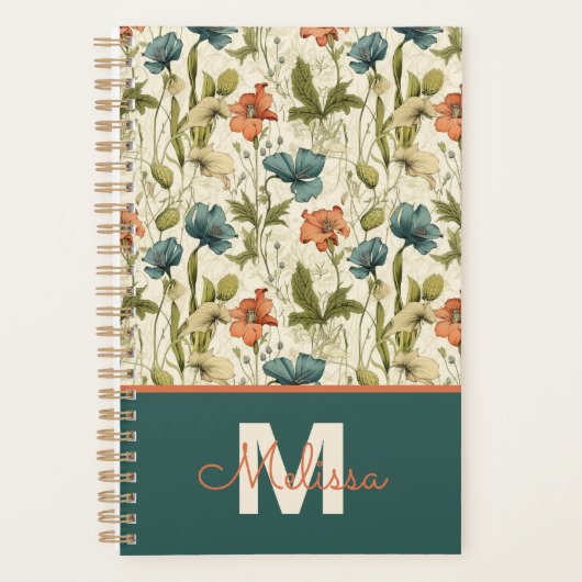 Vintage Botanical  Planner (Voorkant)