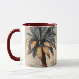 Vintage Botanical Scene with Palms Mok