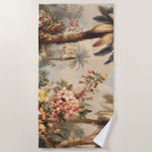 Vintage Botanical Scene with Palms Strandlaken (Voorkant)