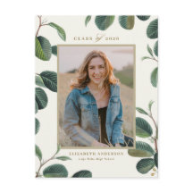 Vintage botanische bladeren beige foto afstudeerfe