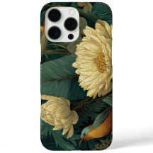 Vintage botanische bloem iPhone hoes | Elegant