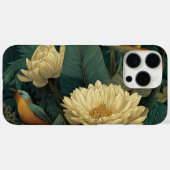 Vintage botanische bloem iPhone hoes | Elegant (Achterkant (horizontaal))