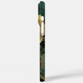Vintage botanische bloem iPhone hoes | Elegant (Achterkant / Links)