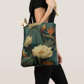 Vintage Botanische Bloem Tas | Boho Natuur (Dichtbij)