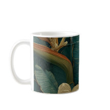 Vintage botanische bloemenmok | Boho natuurkoffie
