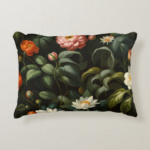 Vintage botanische bloemistuin stilleven accent kussen