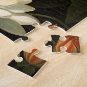 Vintage botanische bloemistuin stilleven legpuzzel (Zijkant)