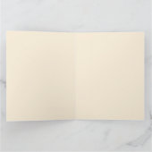 Vintage botanische bloemkoraal  kaart (Binnen)