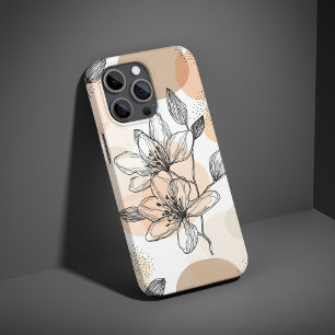 Vintage botanische boho minimalistische esthetisch iPhone 16 hoesje
