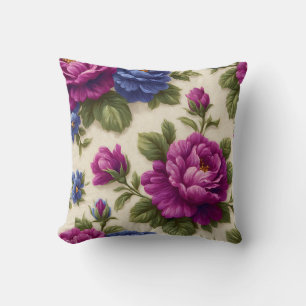 Vintage Botanische Chic Landelijke Rozen Decoratie Kussen