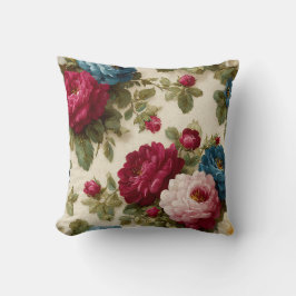 Vintage Botanische Chic Landelijke Rozen Decoratie Kussen