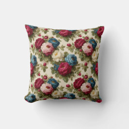 Vintage Botanische Chic Landelijke Rozen Decoratie Kussen