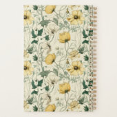 Vintage Botanische Cottagecore Afstuderen Planner (Achterkant)