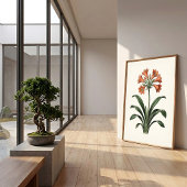 Vintage Botanische Cottagecore Canvasprint Poster