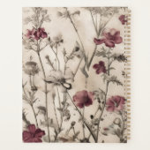 Vintage botanische Cottagecore tuin Planner (Achterkant)
