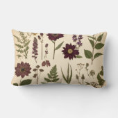 Vintage botanische gotische bibliotheek kussen hoo (Achterkant)