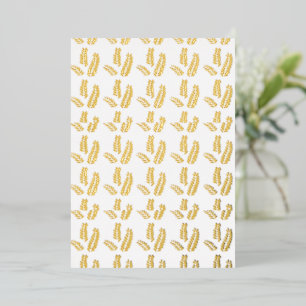 Vintage botanische illustratie – Elegante bloemkun Folie Uitnodiging