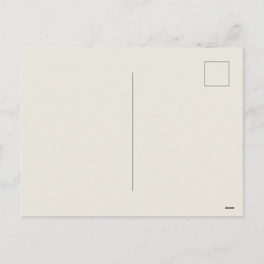 Vintage Botanische illustratie Vakantiek Briefkaar Feestdagenkaart (Achterkant)