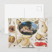 Vintage Botanische illustratie Vakantiek Briefkaar Feestdagenkaart (Voorkant / Achterkant)