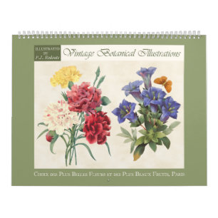 Vintage Botanische Illustraties 2027 Kalender
