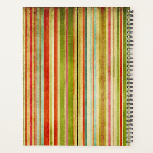 Vintage Botanische Lily Planner (Achterkant)