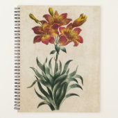 Vintage Botanische Lily Planner (Voorkant)