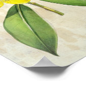 Vintage botanische lobby's roodendron poster (Hoek)