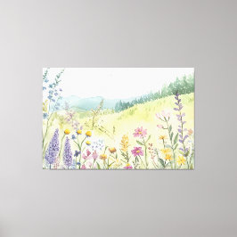 Vintage Botanische Muurdecoratie Canvas Afdruk