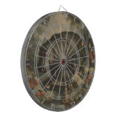 Vintage Botanische Nijlpaard  Dartbord (Voorkant Links)