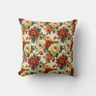 Vintage Botanische Romantische Chic Bloemige Stijl Kussen