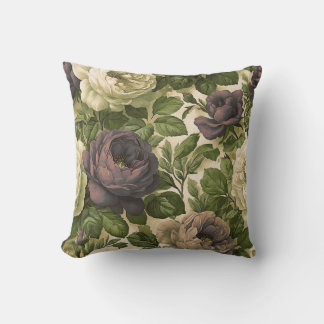 Vintage Botanische Romantische Chic Bloemmotieven Kussen