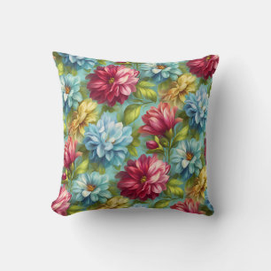 Vintage Botanische Romantische Chic Bloemrijke Sti Kussen