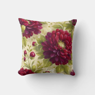 Vintage Botanische Romantische Chic Bloemrijke Sti Kussen