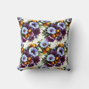 Vintage Botanische Romantische Chic Bloemrijke Sti Kussen