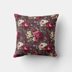 Vintage Botanische Romantische Chic Bloemrijke Sti Kussen