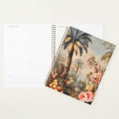 Vintage botanische scène met palmen planner (Display)