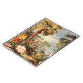 Vintage Botanische Tropische Palmen Notitieboek (Linkerzijde)