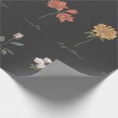 Vintage botanische veldgids cadeaupapier (Hoek)