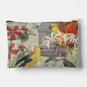 Vintage Botanische Vogel Natuur Antiek Tropisch Etui (Achterkant)
